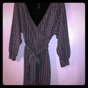 Wrap Sweater Mini Dress/Top